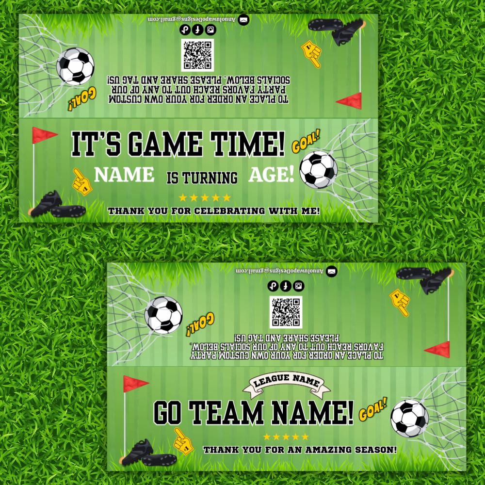 Soccer Coloring Party Favor • Custom Coloring Party Favor