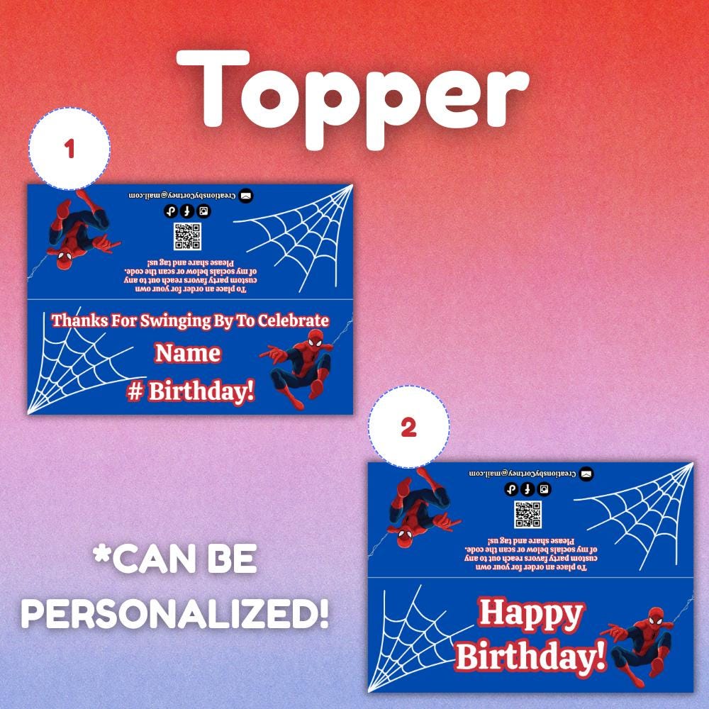 Spider Man Coloring Party Favor • Custom Coloring Party Favor