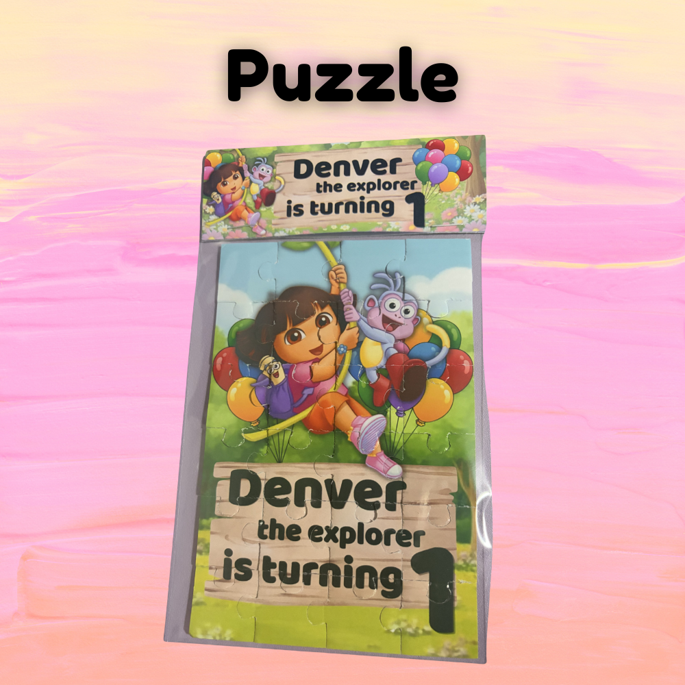 Dora the Explorer Party Favor Bundle – Personalized Birthday Set (Dozen Pack)