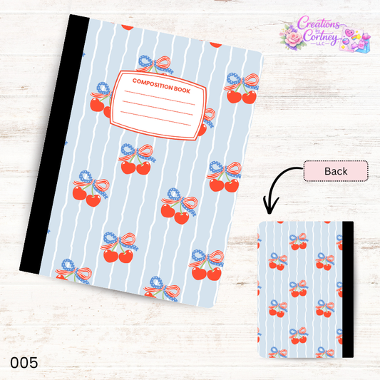 Cherry Composition Notebook