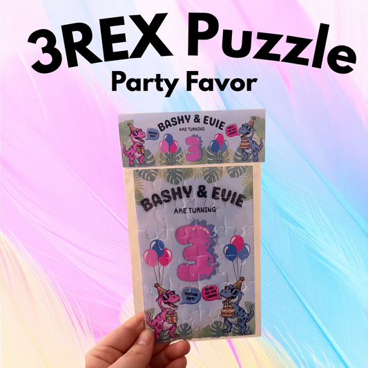 3REX Puzzle Party Favor