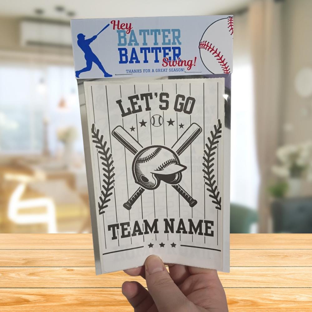 Baseball Party Favor Sticker Sheets • Custom Coloring Party Favor