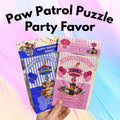 Personalized Paw Patrol Puzzle Party Favor • Custom Kids Party Favor • Foam Backing • Matching Topper Included