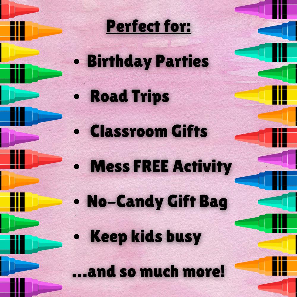 Hello Kitty and Friends Birthday Party Coloring Party Favor