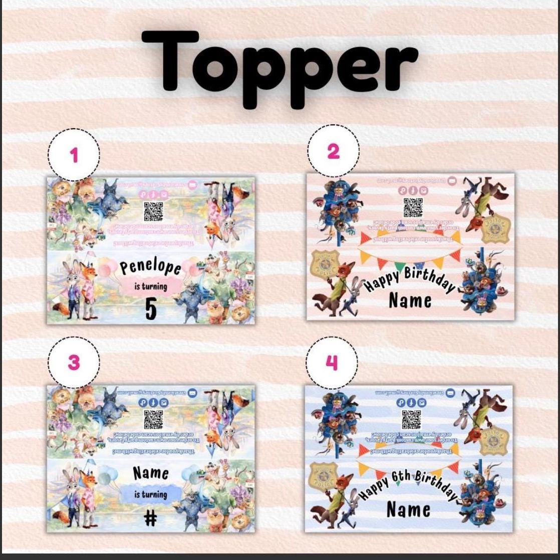 Zootopia Party Favor | Custom Coloring Activity Pack