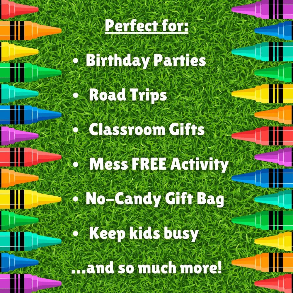 Soccer Coloring Party Favor • Custom Coloring Party Favor